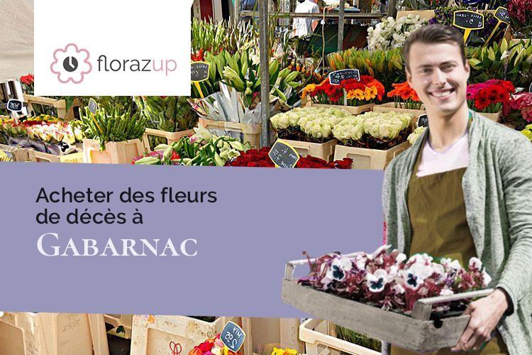 créations florales pour un deuil à Gabarnac (Gironde/33410)