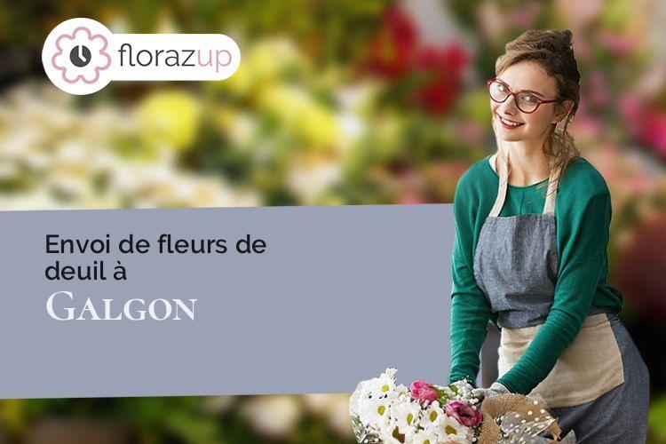 fleurs deuil pour un décès à Galgon (Gironde/33133)