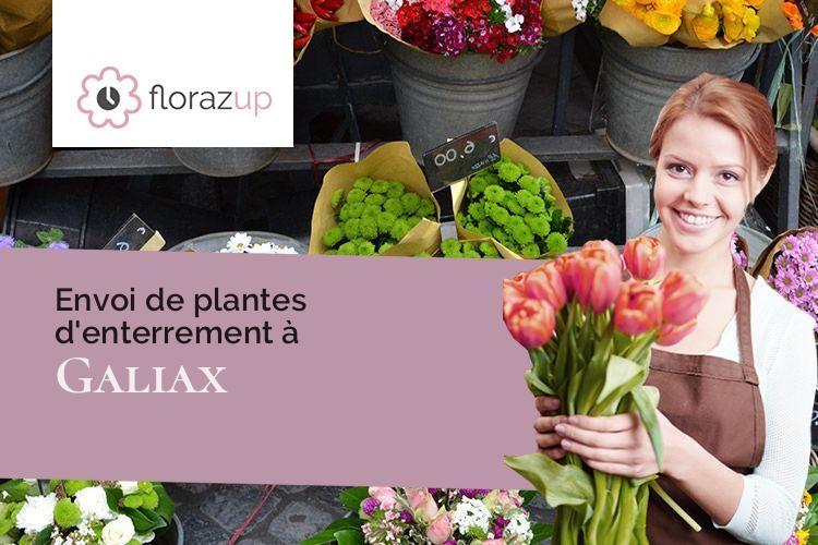créations de fleurs pour un enterrement à Galiax (Gers/32160)