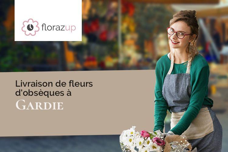 coeurs de fleurs pour une crémation à Gardie (Aude/11250)