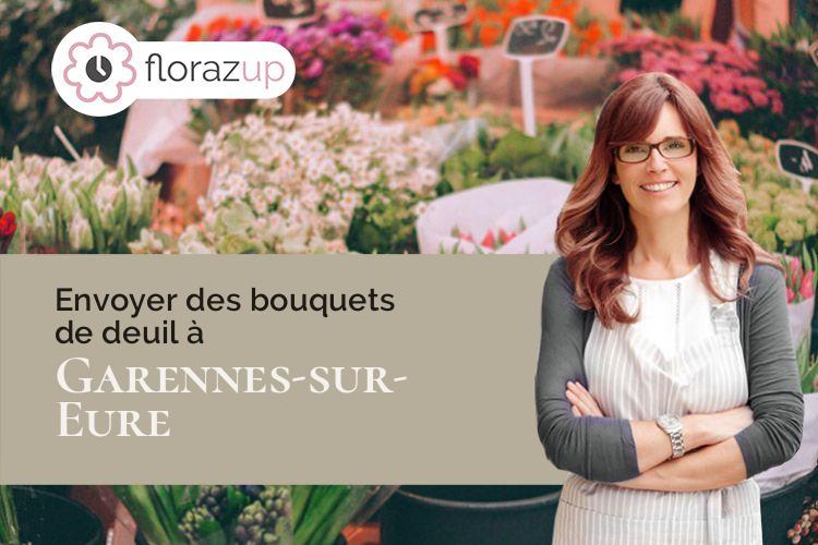 couronnes florales pour un décès à Garennes-sur-Eure (Eure/27780)