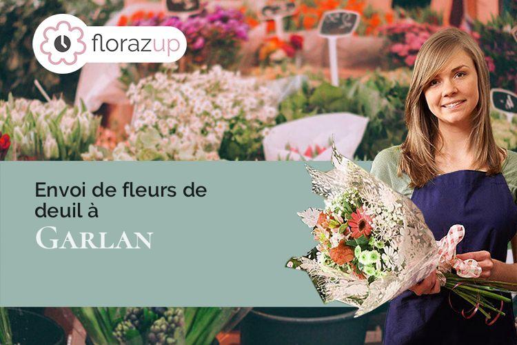 créations florales pour des obsèques à Garlan (Finistère/29610)