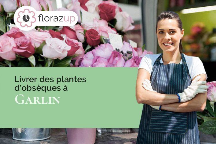 compositions de fleurs pour des funérailles à Garlin (Pyrénées-Atlantiques/64330)