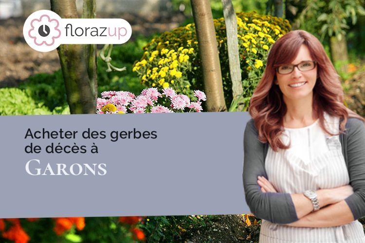 coupes de fleurs pour des funérailles à Garons (Gard/30128)