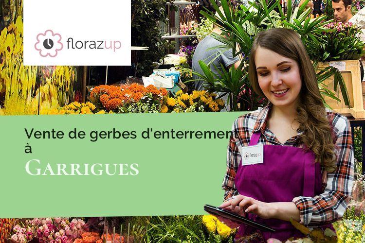 créations florales pour des funérailles à Garrigues (Hérault/34160)