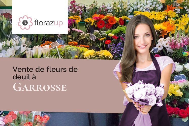 coupes de fleurs pour des obsèques à Garrosse (Landes/40110)