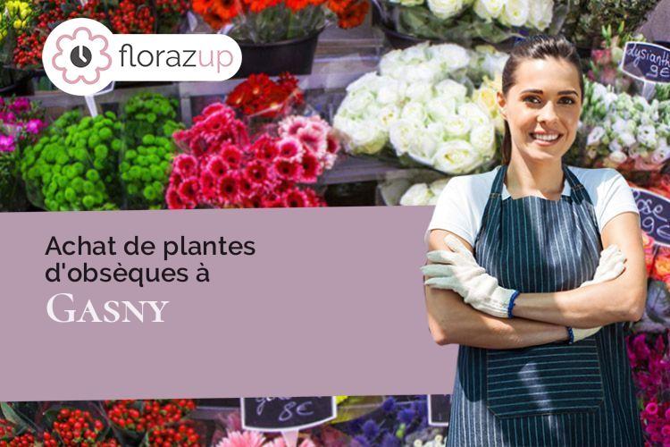 créations florales pour des obsèques à Gasny (Eure/27620)