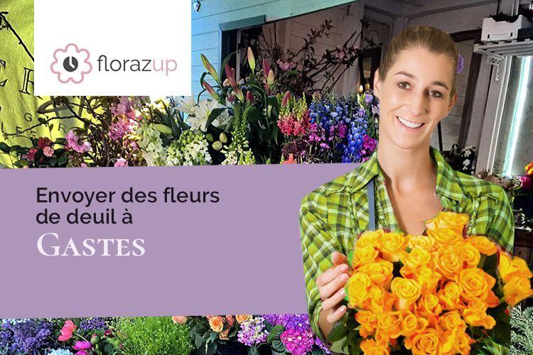 fleurs deuil pour un deuil à Gastes (Landes/40160)