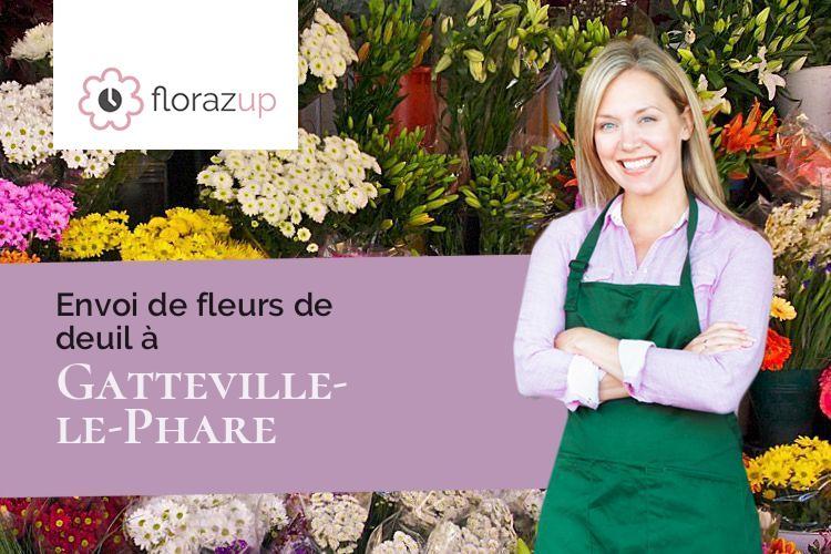 coupes de fleurs pour un décès à Gatteville-le-Phare (Manche/50760)