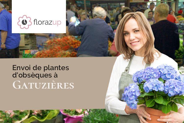 compositions florales pour des funérailles à Gatuzières (Lozère/48150)