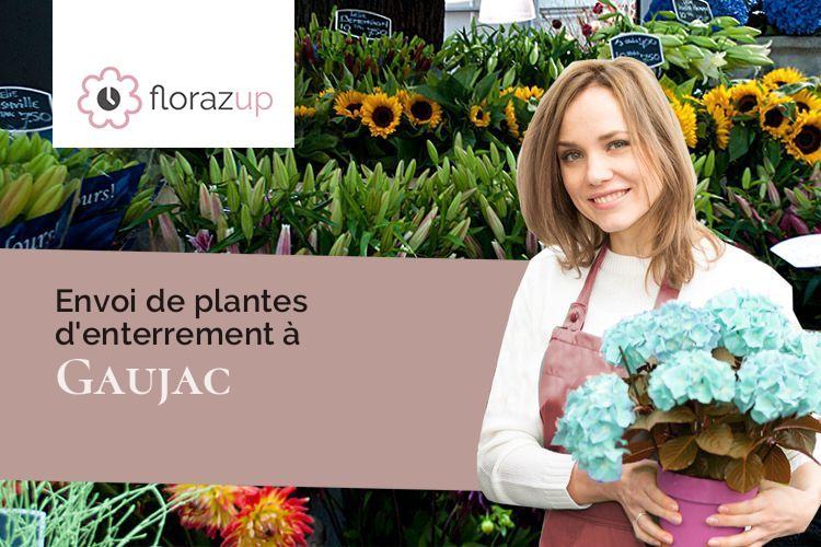 couronnes de fleurs pour un décès à Gaujac (Gers/32220)