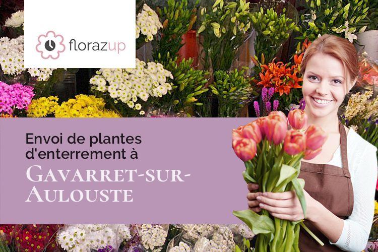 compositions de fleurs pour un enterrement à Gavarret-sur-Aulouste (Gers/32390)