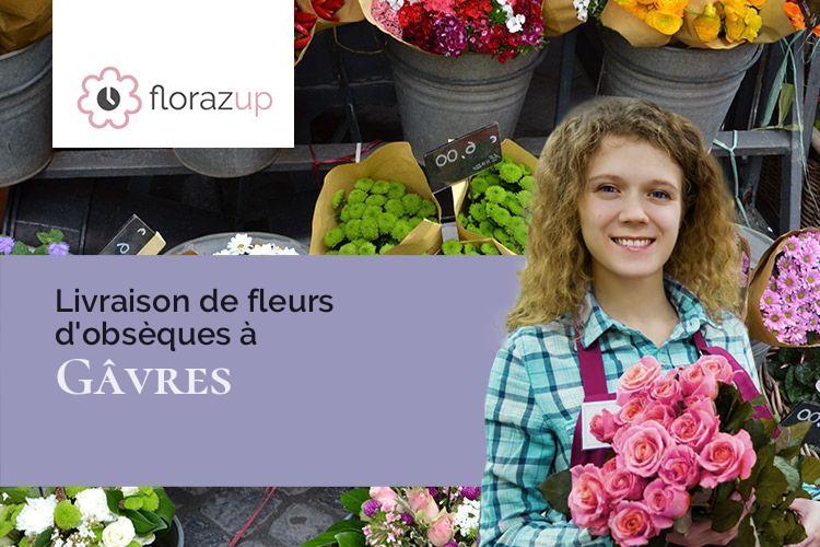 créations de fleurs pour un deuil à Gâvres (Morbihan/56290)