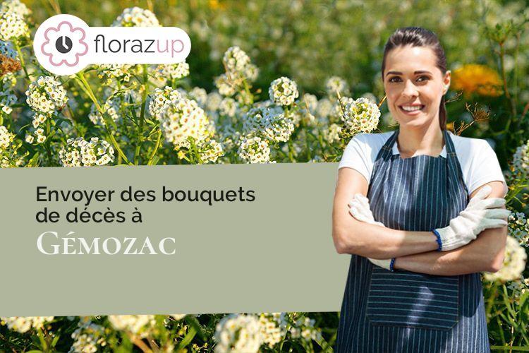 bouquets de fleurs pour des funérailles à Gémozac (Charente-Maritime/17260)