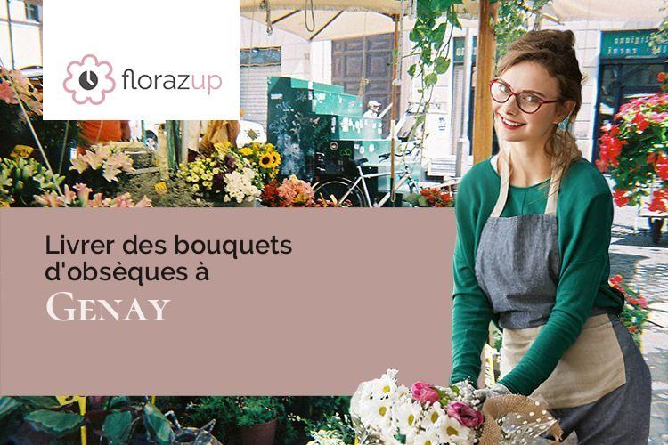 coeurs de fleurs pour un deuil à Genay (Côte-d'Or/21140)