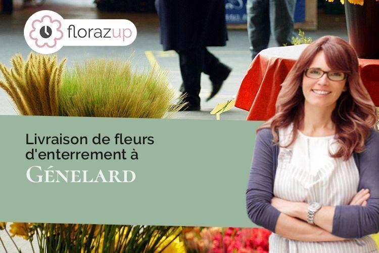 créations florales pour un enterrement à Génelard (Saône-et-Loire/71420)