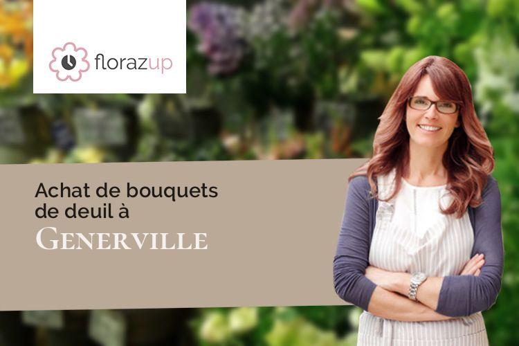 couronnes florales pour un deuil à Generville (Aude/11270)