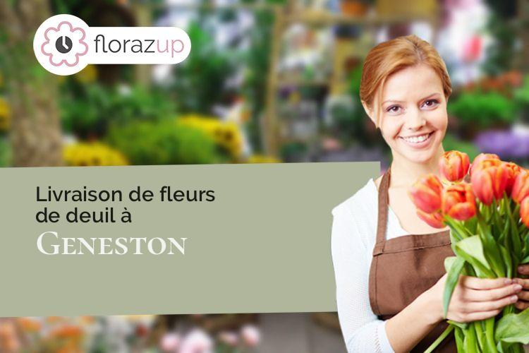 couronnes florales pour une crémation à Geneston (Loire-Atlantique/44140)