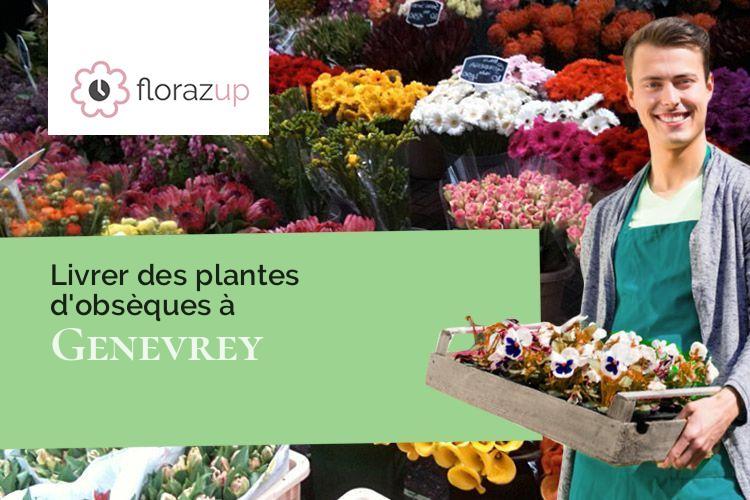 compositions de fleurs pour un enterrement à Genevrey (Haute-Saône/70240)