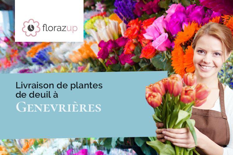 fleurs deuil pour des obsèques à Genevrières (Haute-Marne/52500)