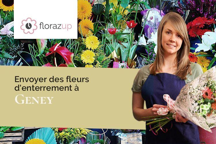 coupes de fleurs pour un enterrement à Geney (Doubs/25250)