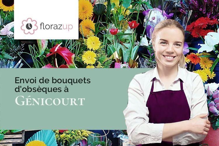 coupes de fleurs pour un deuil à Génicourt (Val-d'Oise/95650)