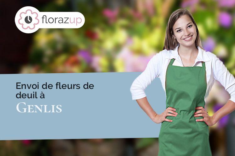 créations florales pour un deuil à Genlis (Côte-d'Or/21110)