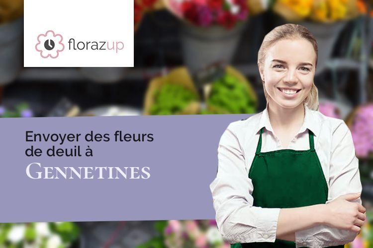 compositions florales pour une crémation à Gennetines (Allier/03400)