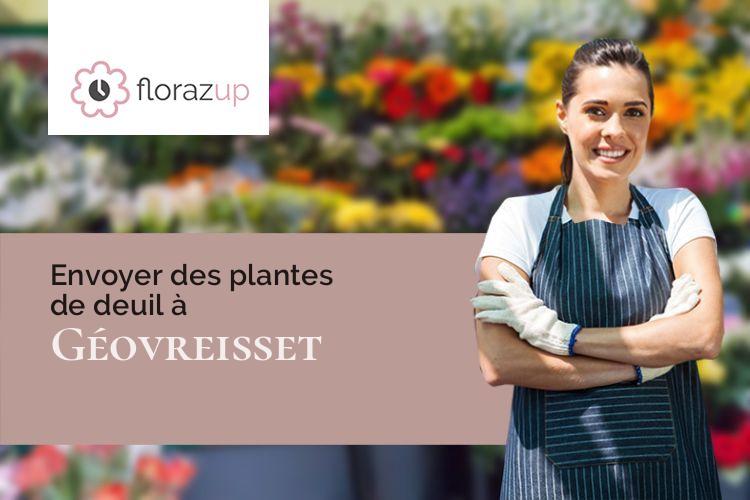 fleurs deuil pour un enterrement à Géovreisset (Ain/01100)