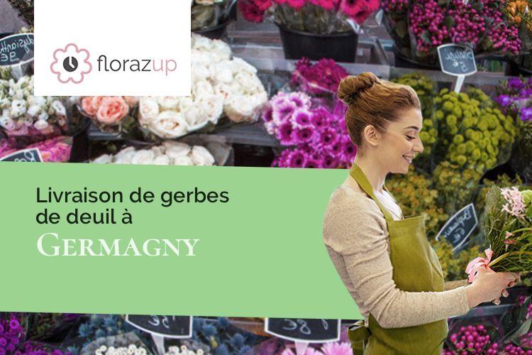 bouquets de fleurs pour des obsèques à Germagny (Saône-et-Loire/71460)