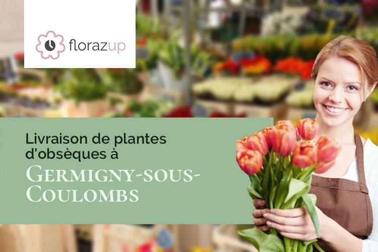 gerbes de fleurs pour une crémation à Germigny-sous-Coulombs (Seine-et-Marne/77840)
