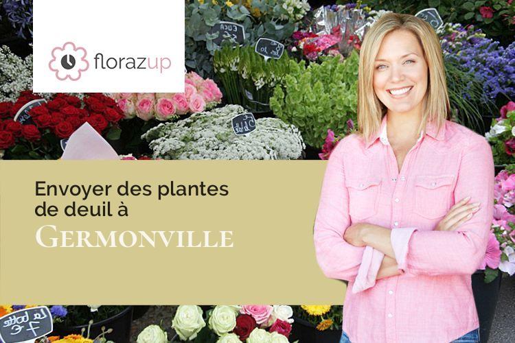 créations de fleurs pour un enterrement à Germonville (Meurthe-et-Moselle/54740)