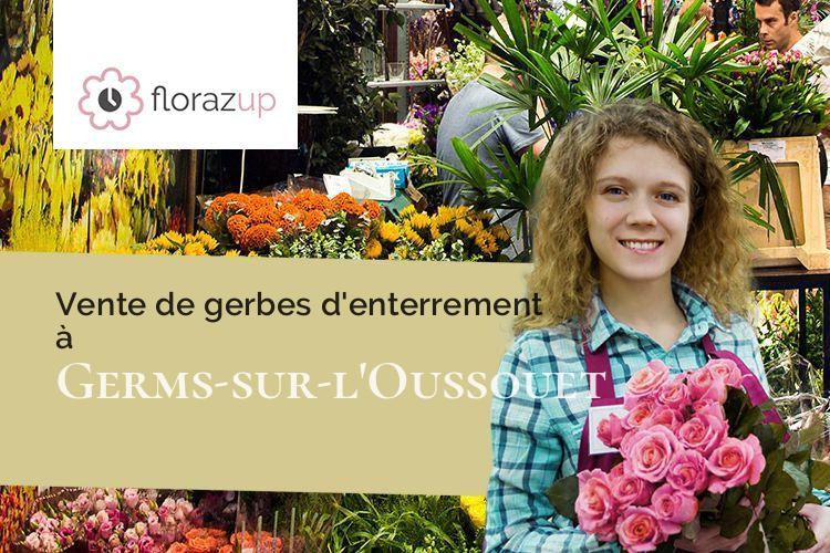 couronnes de fleurs pour un deuil à Germs-sur-l'Oussouet (Hautes-Pyrénées/65200)