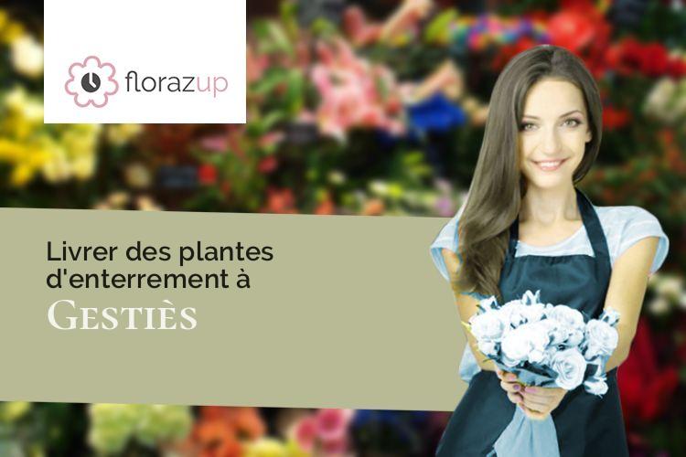 couronnes de fleurs pour une crémation à Gestiès (Ariège/09220)