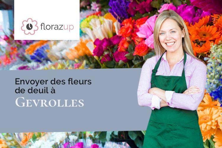 couronnes de fleurs pour un décès à Gevrolles (Côte-d'Or/21520)