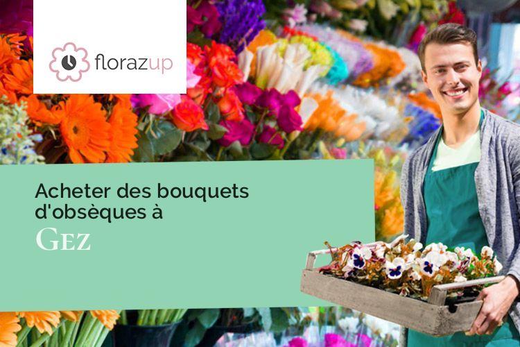 fleurs deuil pour un enterrement à Gez (Hautes-Pyrénées/65400)