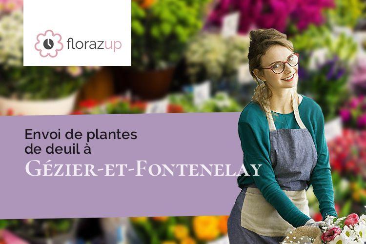 coeurs de fleurs pour un décès à Gézier-et-Fontenelay (Haute-Saône/70700)