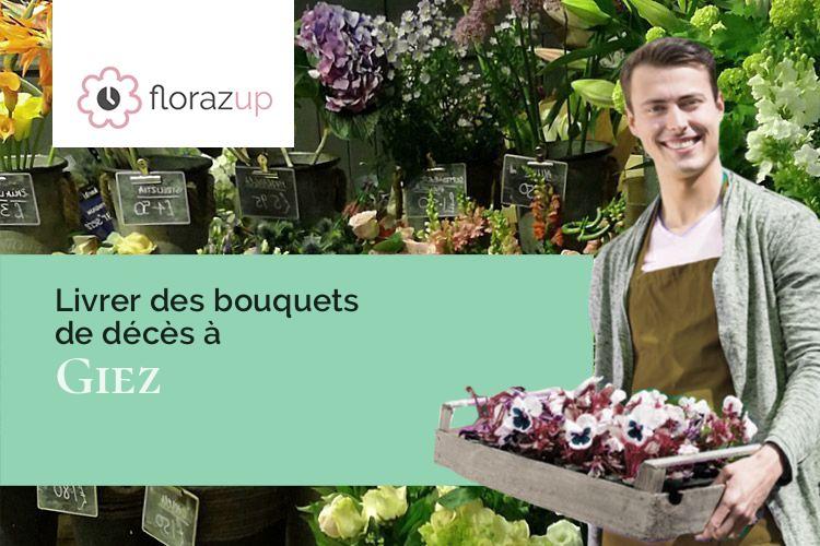 coeurs de fleurs pour un décès à Giez (Haute-Savoie/74210)