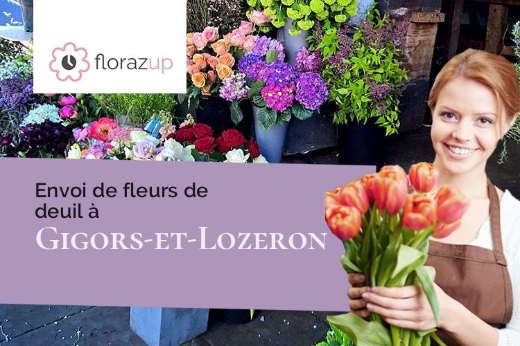 compositions florales pour un deuil à Gigors-et-Lozeron (Drôme/26400)