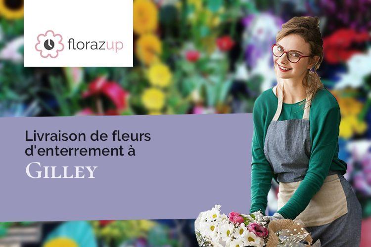 créations florales pour un décès à Gilley (Haute-Marne/52500)