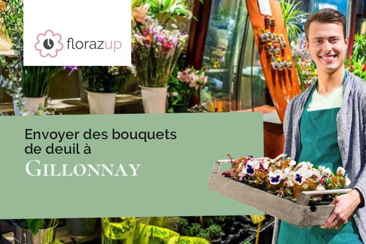 créations de fleurs pour un deuil à Gillonnay (Isère/38260)