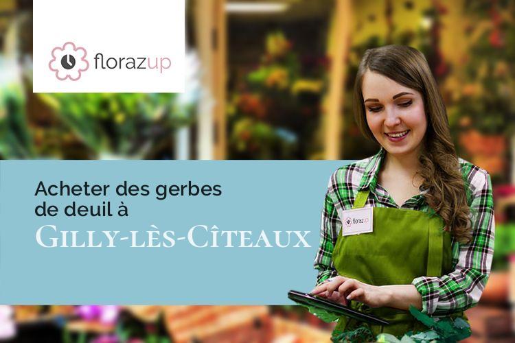 coupes de fleurs pour des obsèques à Gilly-lès-Cîteaux (Côte-d'Or/21640)