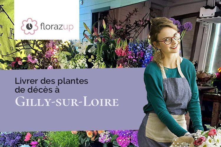 coeurs de fleurs pour un décès à Gilly-sur-Loire (Saône-et-Loire/71160)