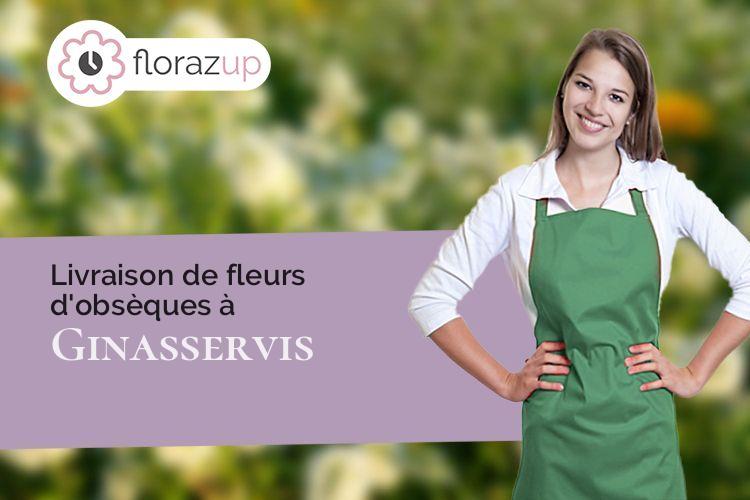 bouquets de fleurs pour un enterrement à Ginasservis (Var/83560)