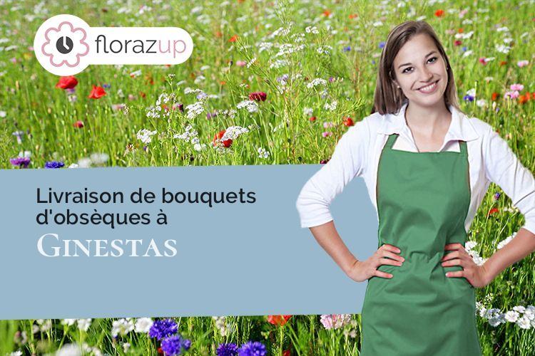 couronnes florales pour une crémation à Ginestas (Aude/11120)