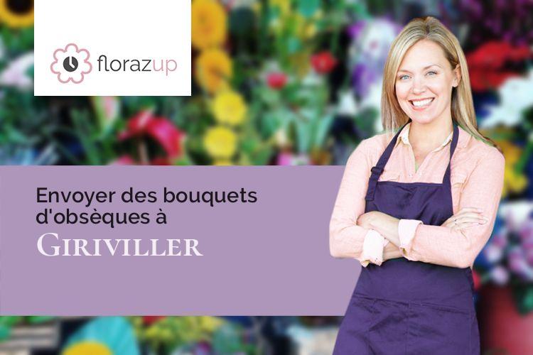 créations florales pour des funérailles à Giriviller (Meurthe-et-Moselle/54830)