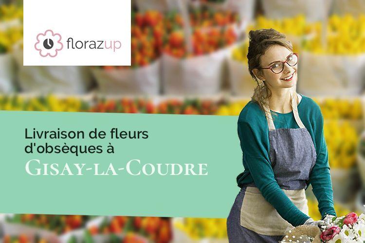 compositions florales pour des obsèques à Gisay-la-Coudre (Eure/27330)
