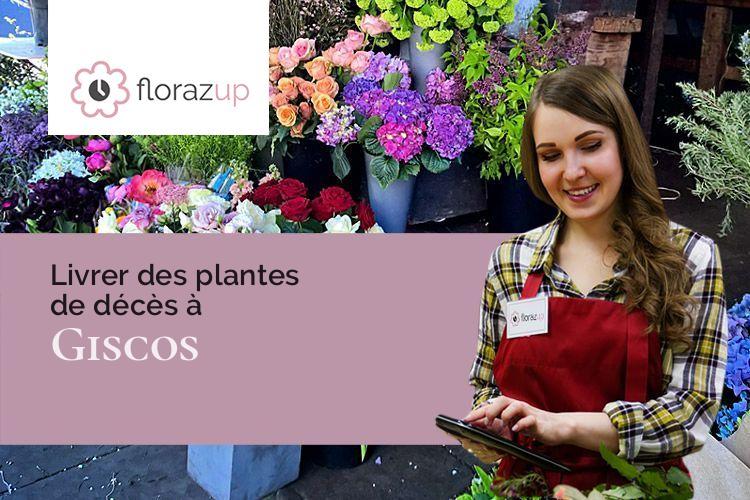 compositions de fleurs pour des obsèques à Giscos (Gironde/33840)