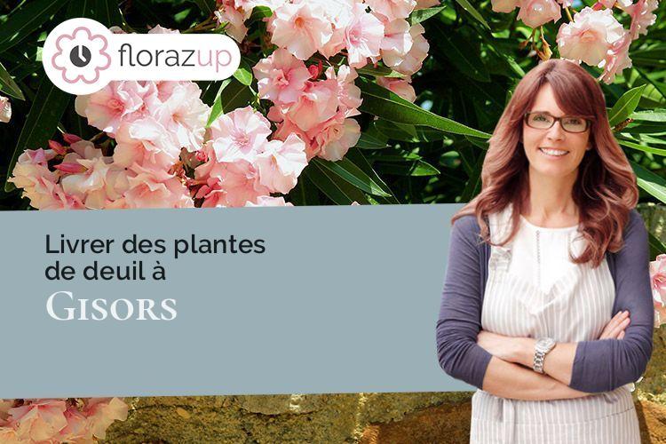 compositions florales pour des funérailles à Gisors (Eure/27140)