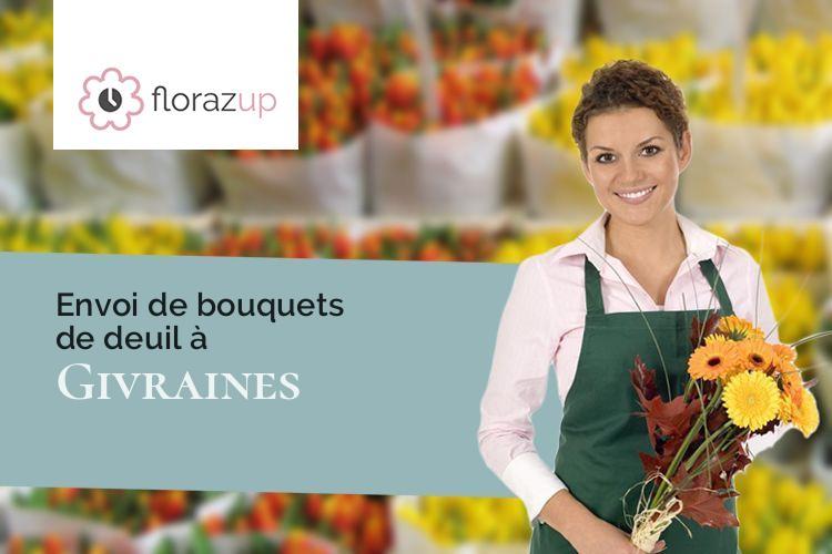 coupes de fleurs pour un décès à Givraines (Loiret/45300)